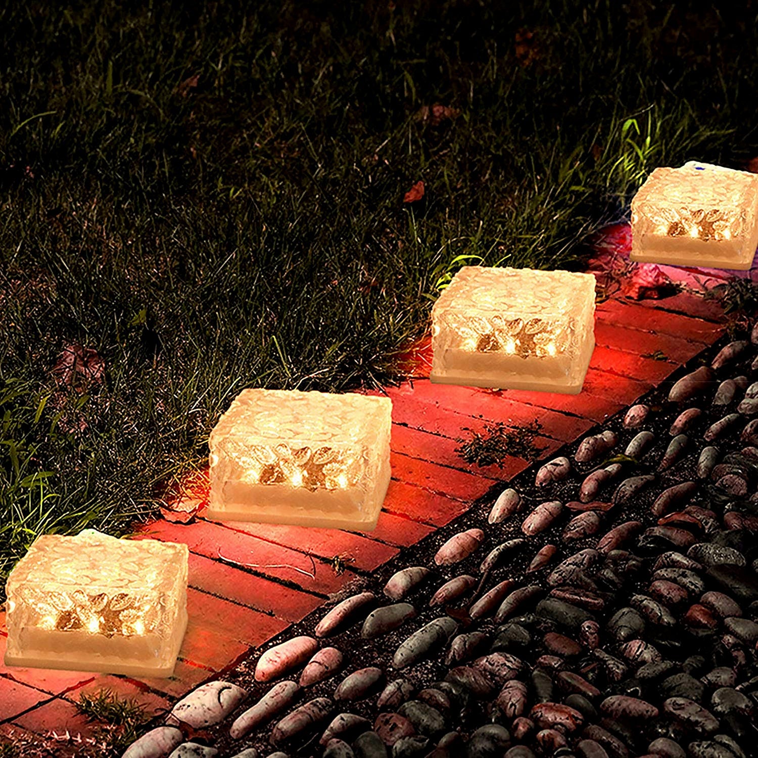 8557 Solar Ice Cube Shaped Garden Light, Ice Cube Shaped Garden Warm Light Outdoor Solar Garden Decorative Lights for Walkway Pathway Backyard Christmas Decoration Parties 8557 Solar Ice Cube Shaped Garden Light, Ice Cube Shaped Garden Warm Light Outdoor Solar Garden Decorative Lights for Walkway Pathway Backyard Christmas Decoration Parties